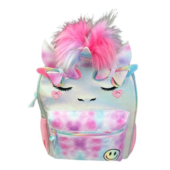 Pink and Multicolor Beautify Unicorn Character XL Backpack - Picture 7 of 7